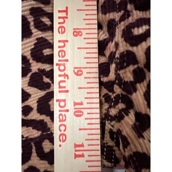 NEW! Ann Taylor Skinny High Rise Cheetah Animal Print Corduroy Pants Women's 4 - Picture 8 of 11